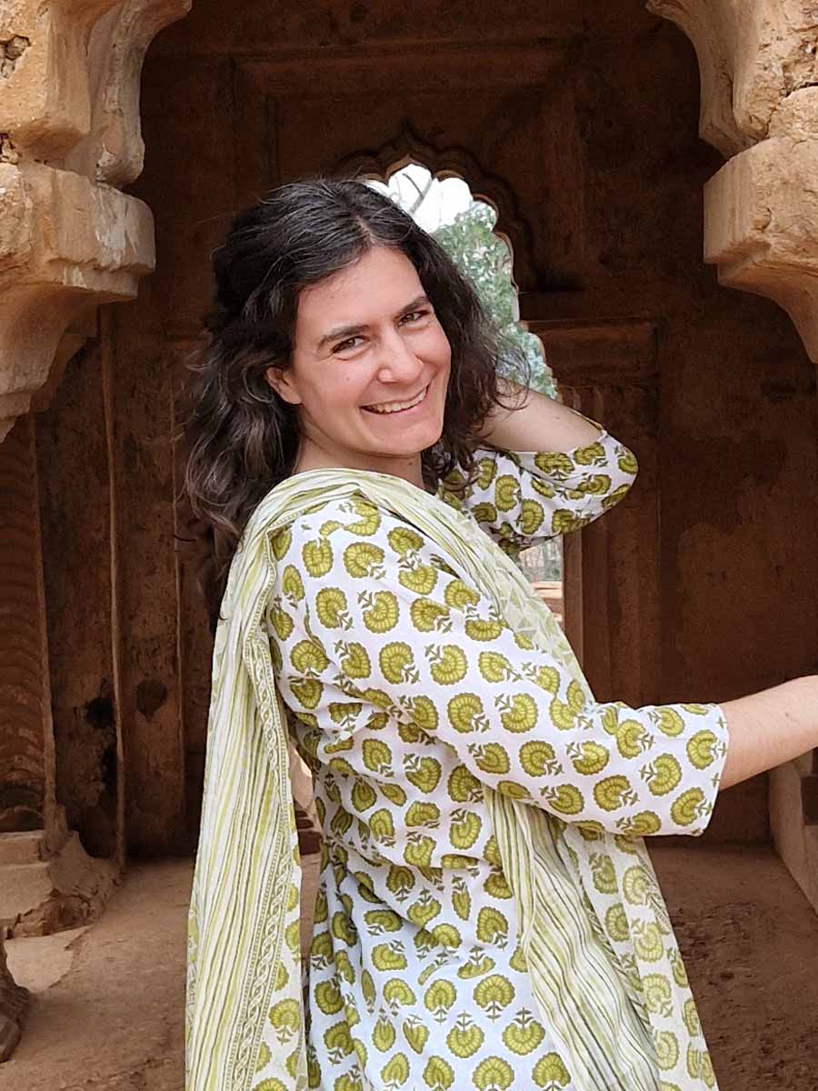 Melanie Portrait in Churidar