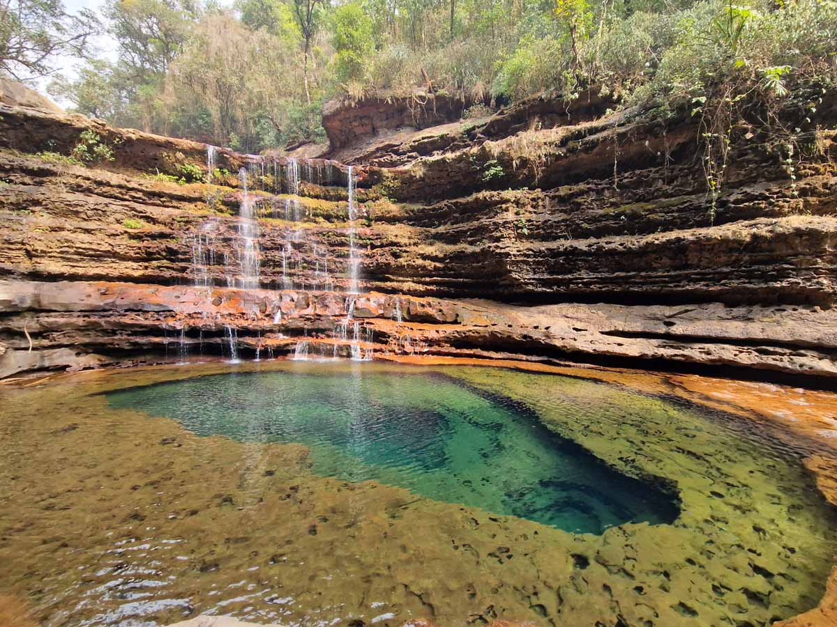 Wasserfall in Meghalaya