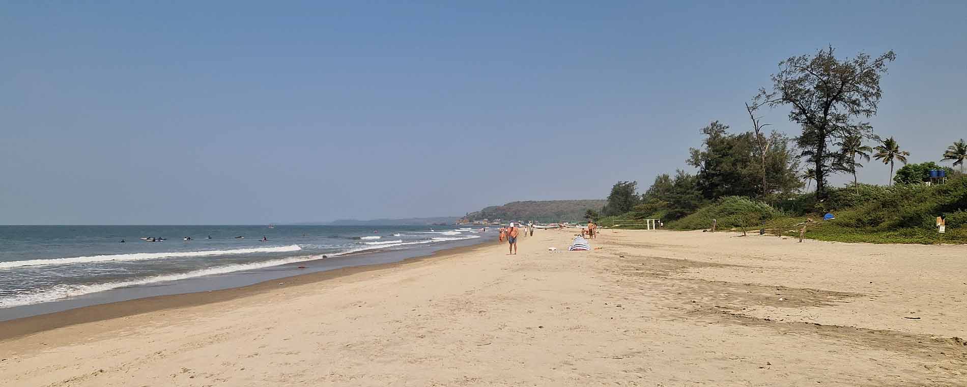 Weisser Strand in Goa