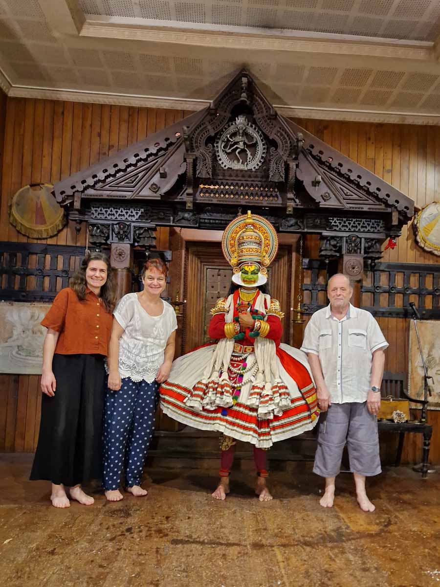 Kathakali Gruppenbild